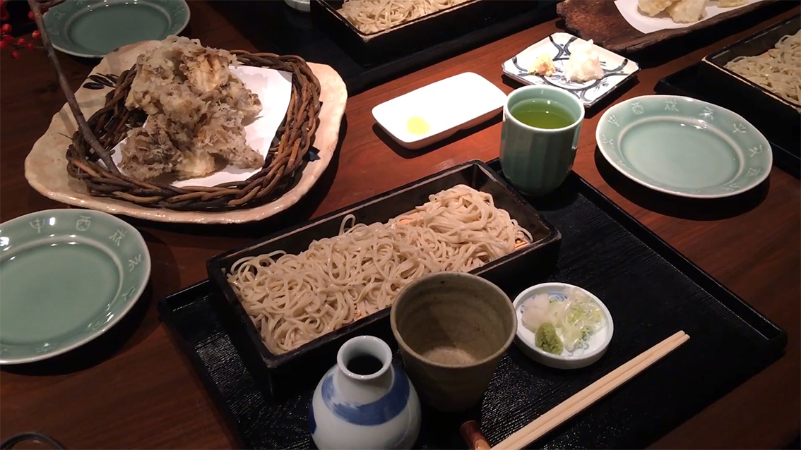 Handmade soba noodles Chuzaemon