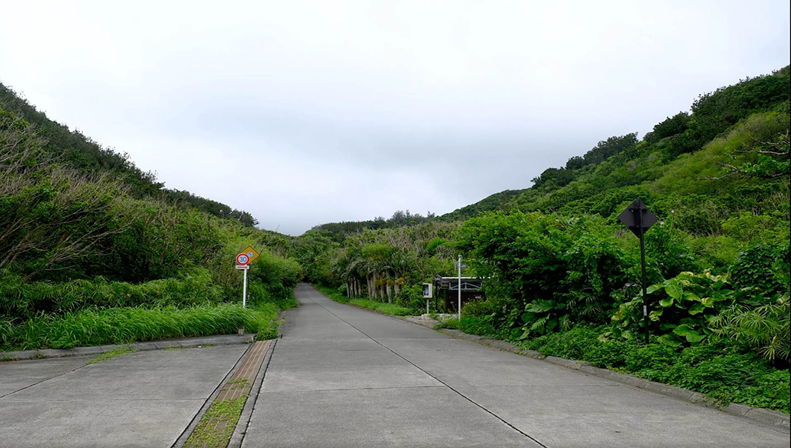 The main street of the northern village