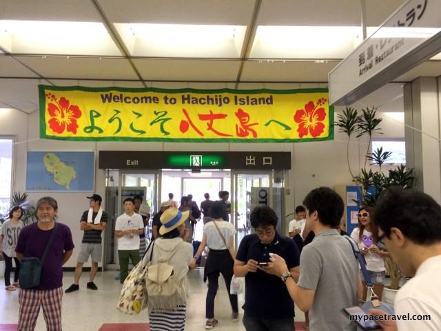 Arrived at Hachijojima Island