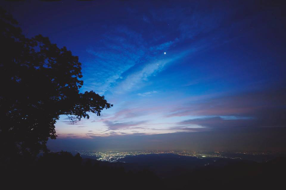 Morning at the top of Mt. Hinode