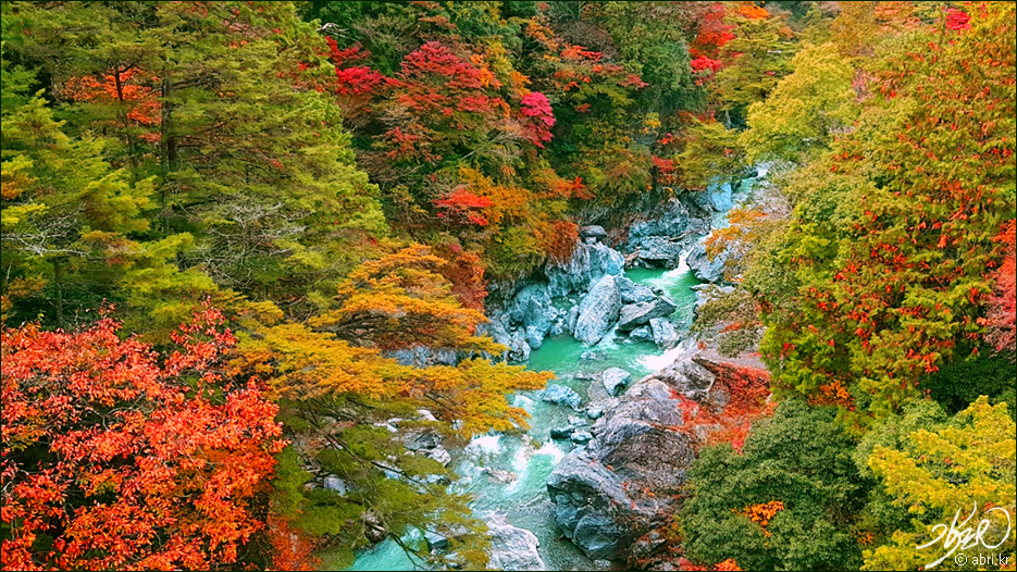 From the terrace of the Hatonosou guest rooms,