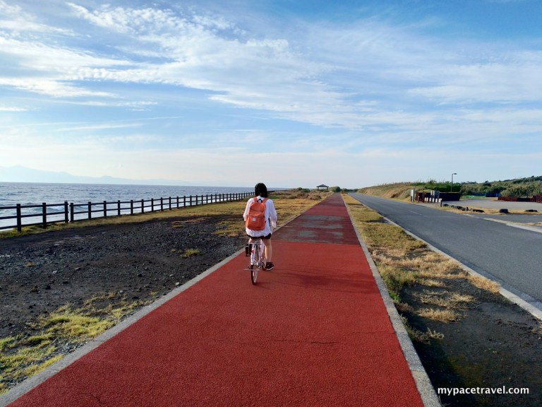 Sunset bike path