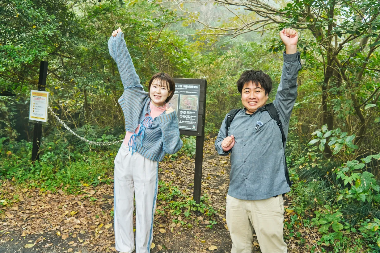 「裏砂漠」を目指すお二人