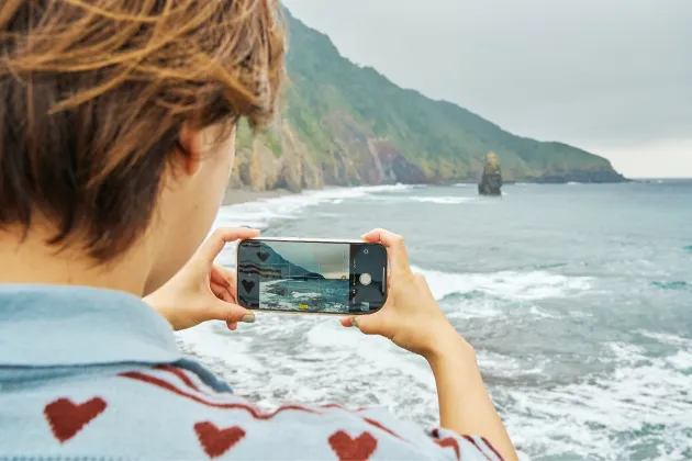 波や霧が幻想的！