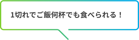 1切れでご飯何杯でも食べられる！