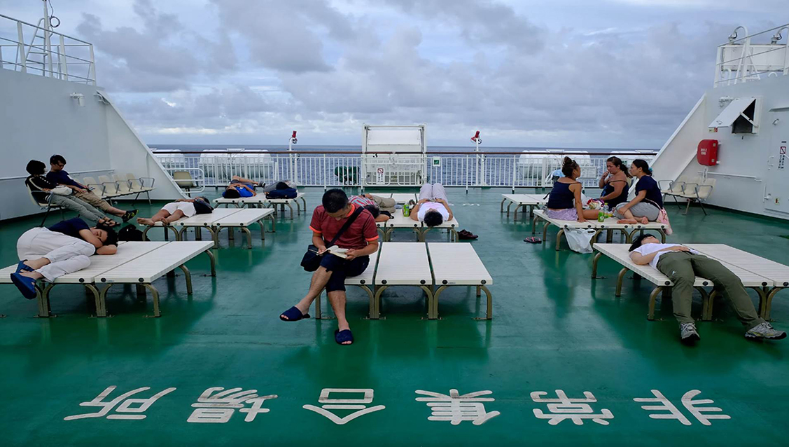Inside of my ferry